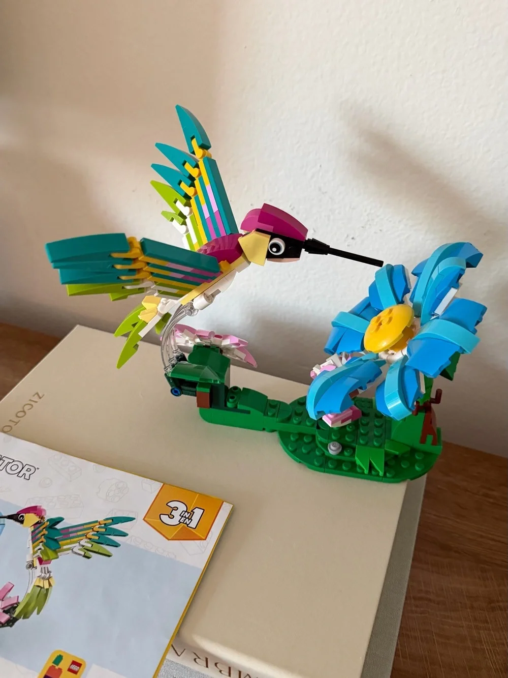 Lego Creator Hummingbird/Fish/Butterfly Set in Blue, Pink, Green, Yellow